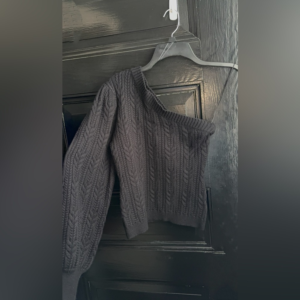 Women’s Asymmetrical Sweater, Size Medium